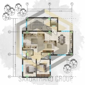 نقشه معماری و پیوست 0052