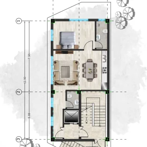 نقشه معماری و پیوست 0044