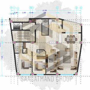 نقشه معماری و پیوست 0071