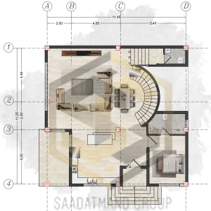 نقشه معماری و پیوست 0037
