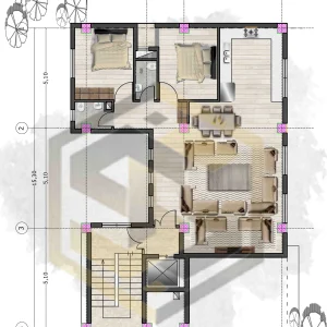 نقشه معماری و پیوست 0064
