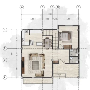 نقشه معماری و پیوست 0036