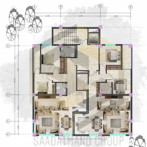 نقشه معماری و پیوست 0063